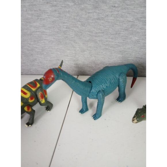 K&M International Animal Planet Dinosaur Lot of 4 2001 Brachosaurus Dino - Picture 4 of 16